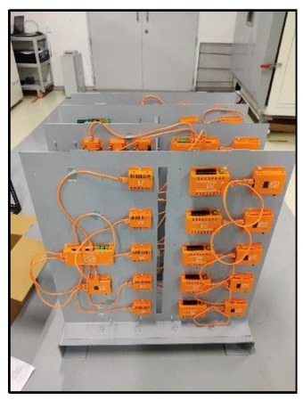 InfraSensing sensor platform mounted on the accelerated life test rack