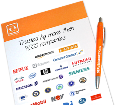 ServersCheck customers