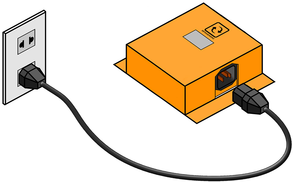 ServersCheck / InfraSensing Power Quality Sensor Drawing